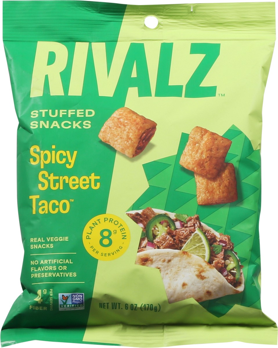 slide 14 of 14, Rivalz Spicy Street Taco Stuffed Snacks 6 oz, 6 oz