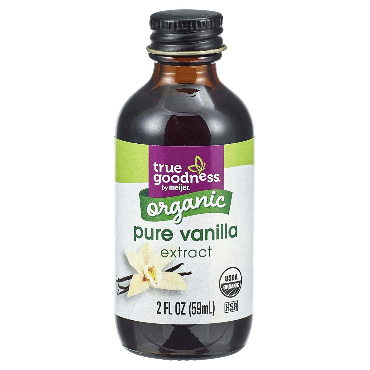 slide 1 of 5, True Goodness Organic Pure Vanilla Extract, 2 fl oz