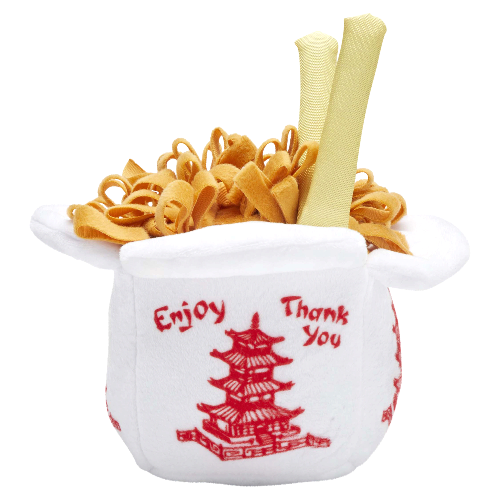 slide 1 of 1, Bark Chow Chow Mein Plush Pet Toy, 1 ct