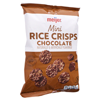slide 3 of 21, Meijer Chocolate Mini Rice Crisps, 7.04 oz