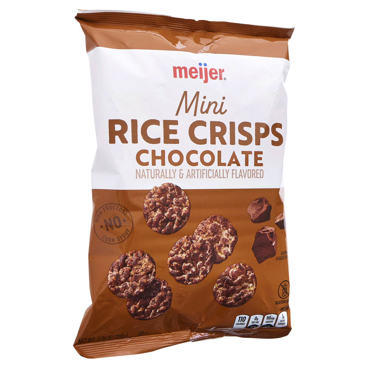 slide 5 of 21, Meijer Chocolate Mini Rice Crisps, 7.04 oz