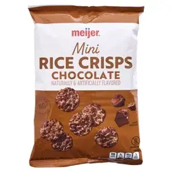 Meijer Chocolate Mini Rice Crisps