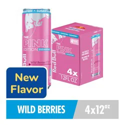 Red Bull S/f Pink Edition 12oz/4pk