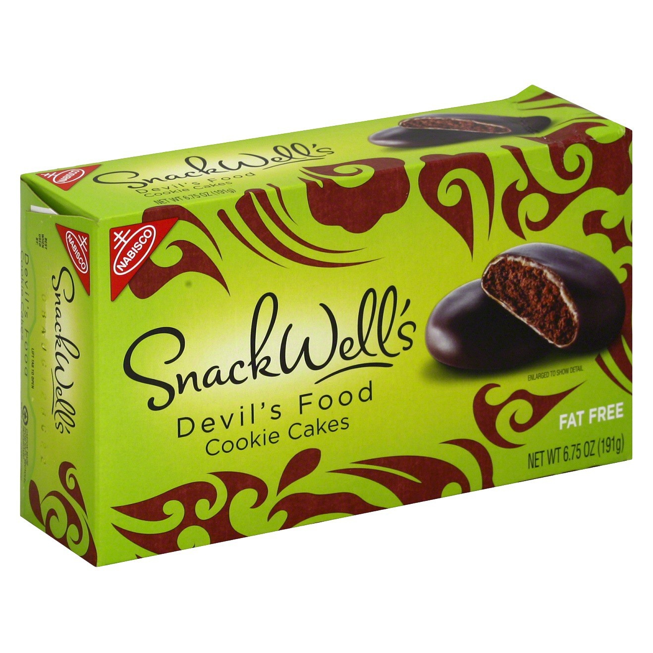 slide 1 of 8, SnackWell's Devil's Food Cookies, 6.75 oz