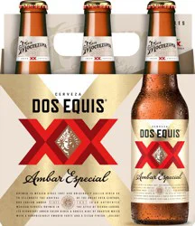 Dos Equis Ambar Especial Beer, 6 Pack, 12 fl oz Bottles