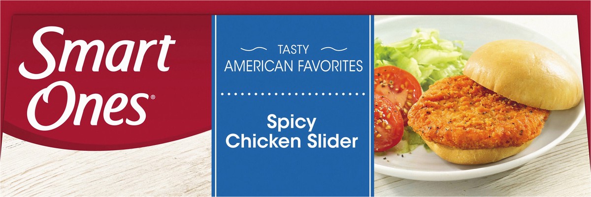 slide 6 of 13, Smart Ones Spicy Chicken Slider, Frozen Meal, 4.9 oz Box, 2 ct