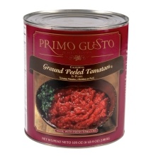 slide 1 of 2, Primo Gusto Peeled Ground Tomatos, 112 oz