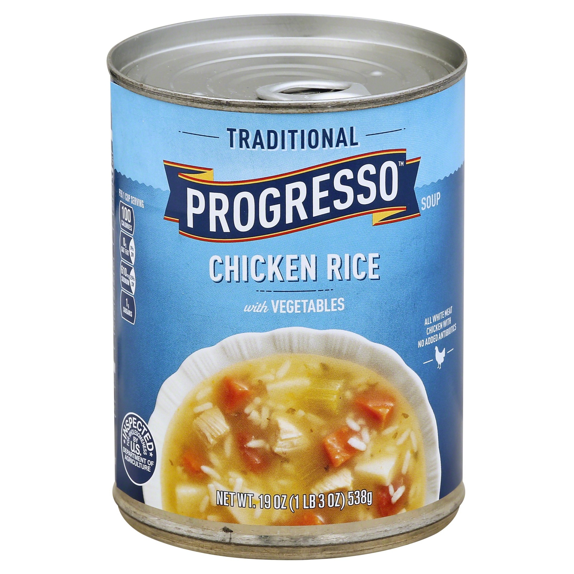 Progresso Soup, Traditional, Chicken Rice with Vegetables Soup, Gluten ...