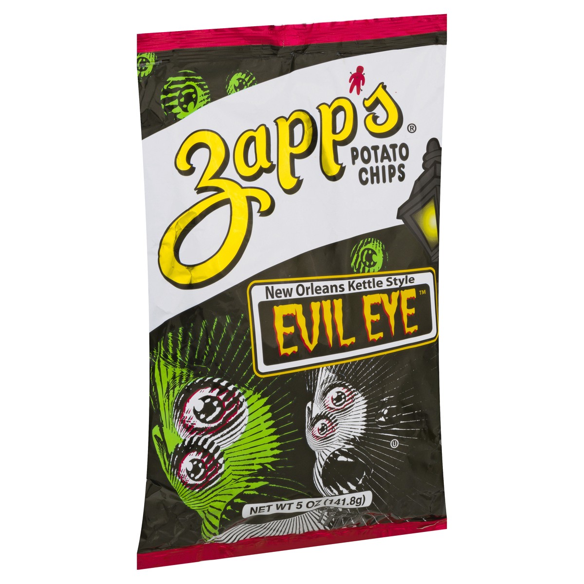 slide 10 of 13, Zapp's New Orleans Kettle Style Evil Eye Potato Chips 5 oz, 5 oz