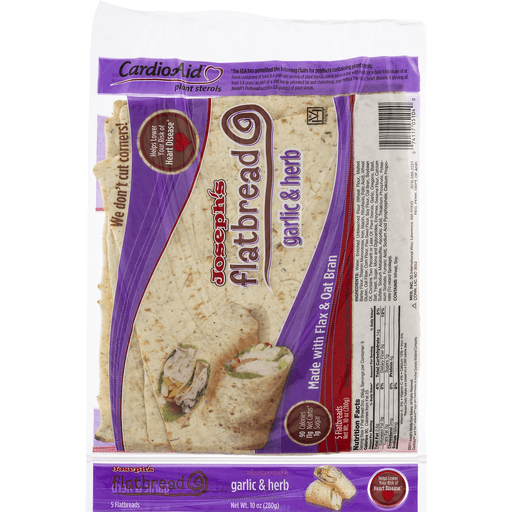 Joseph's Garlic & Herb Flatbread 10 oz Shipt