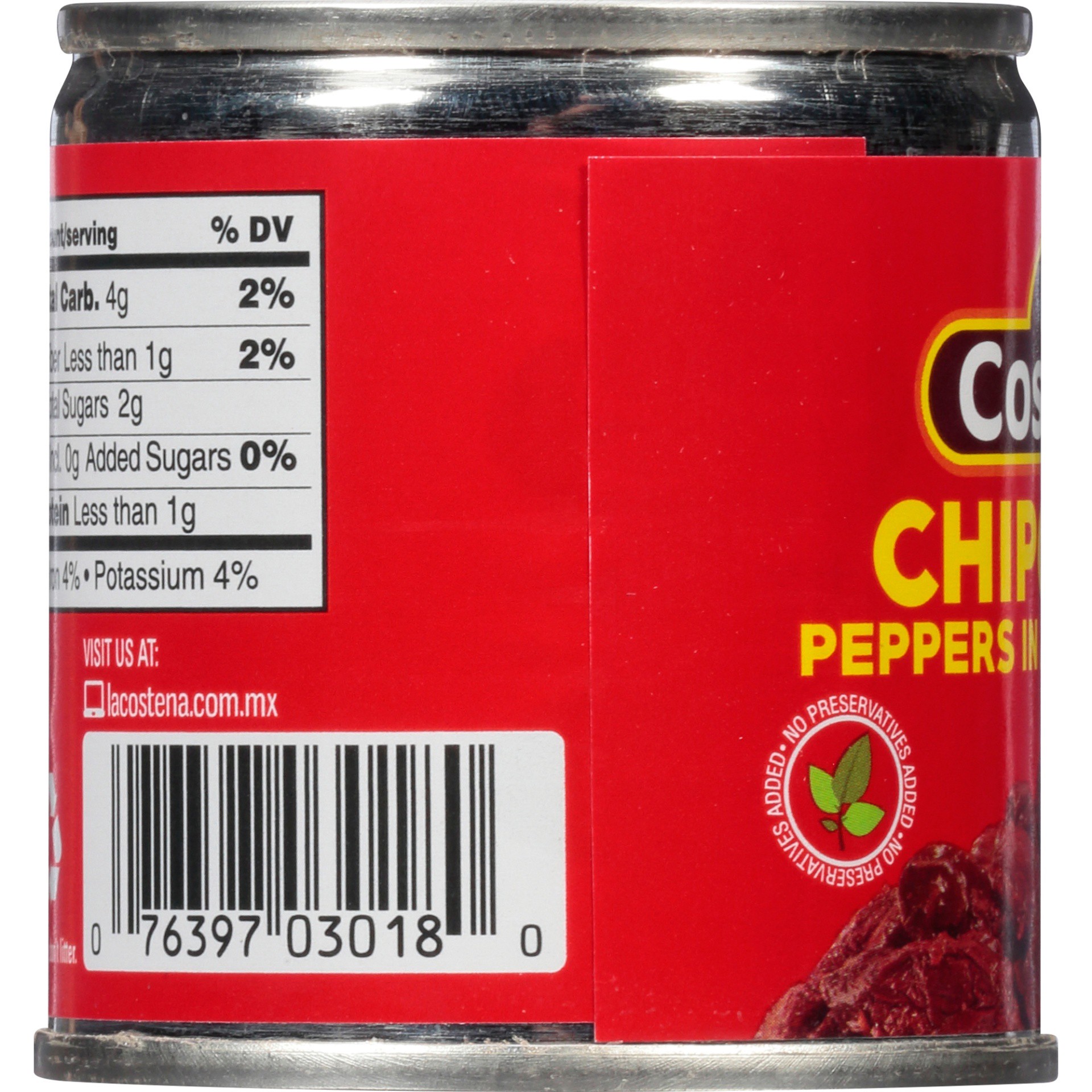 slide 4 of 5, La Costeña Chipotles Peppers in Adobo Sauce, 3.7 oz