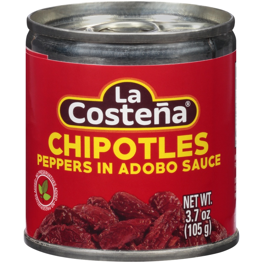 slide 1 of 1, La Costeña Chipotles Peppers in Adobo Sauce, 3.7 oz