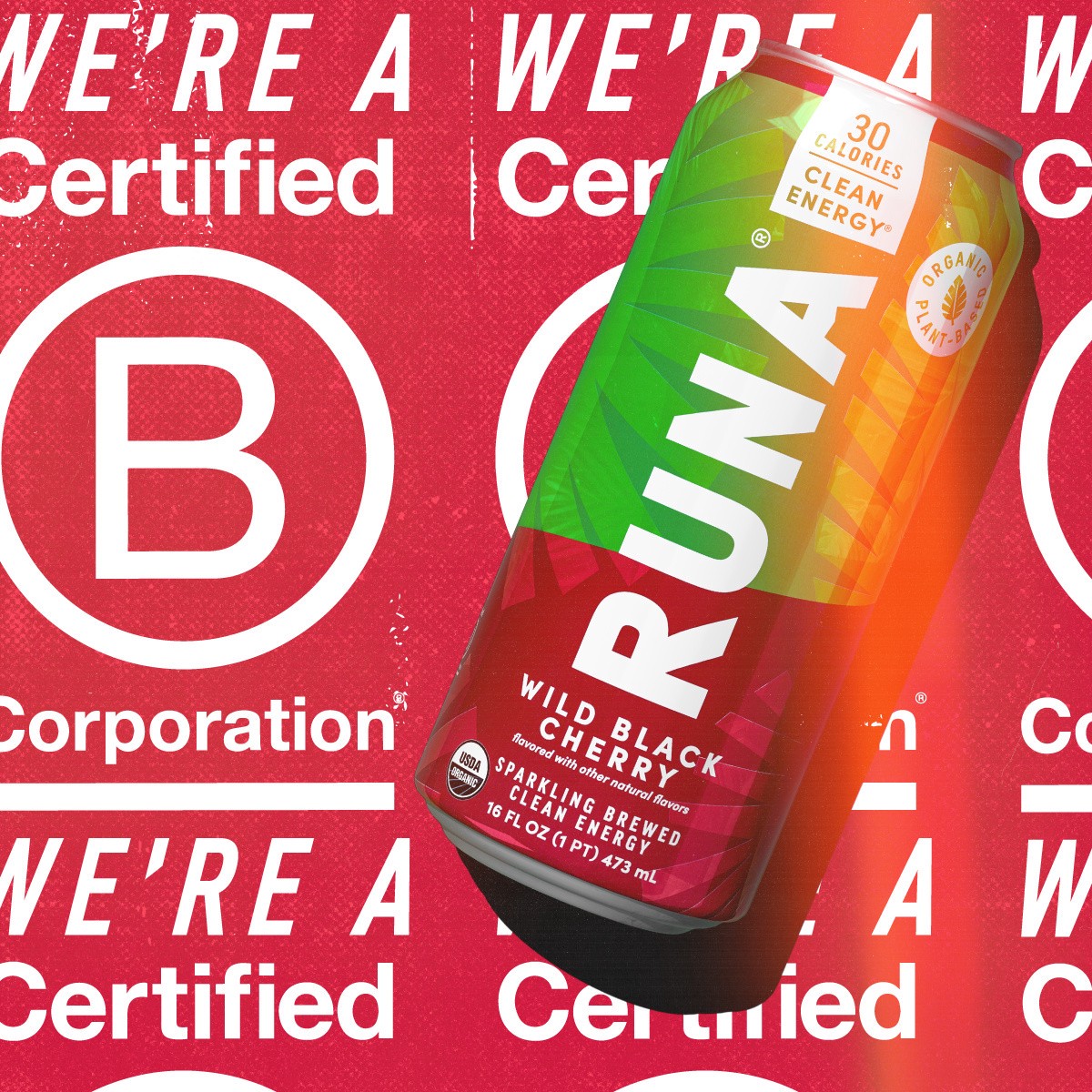 slide 5 of 5, RUNA Energy Drink, Black Cherry, 16 oz Can, 16 oz
