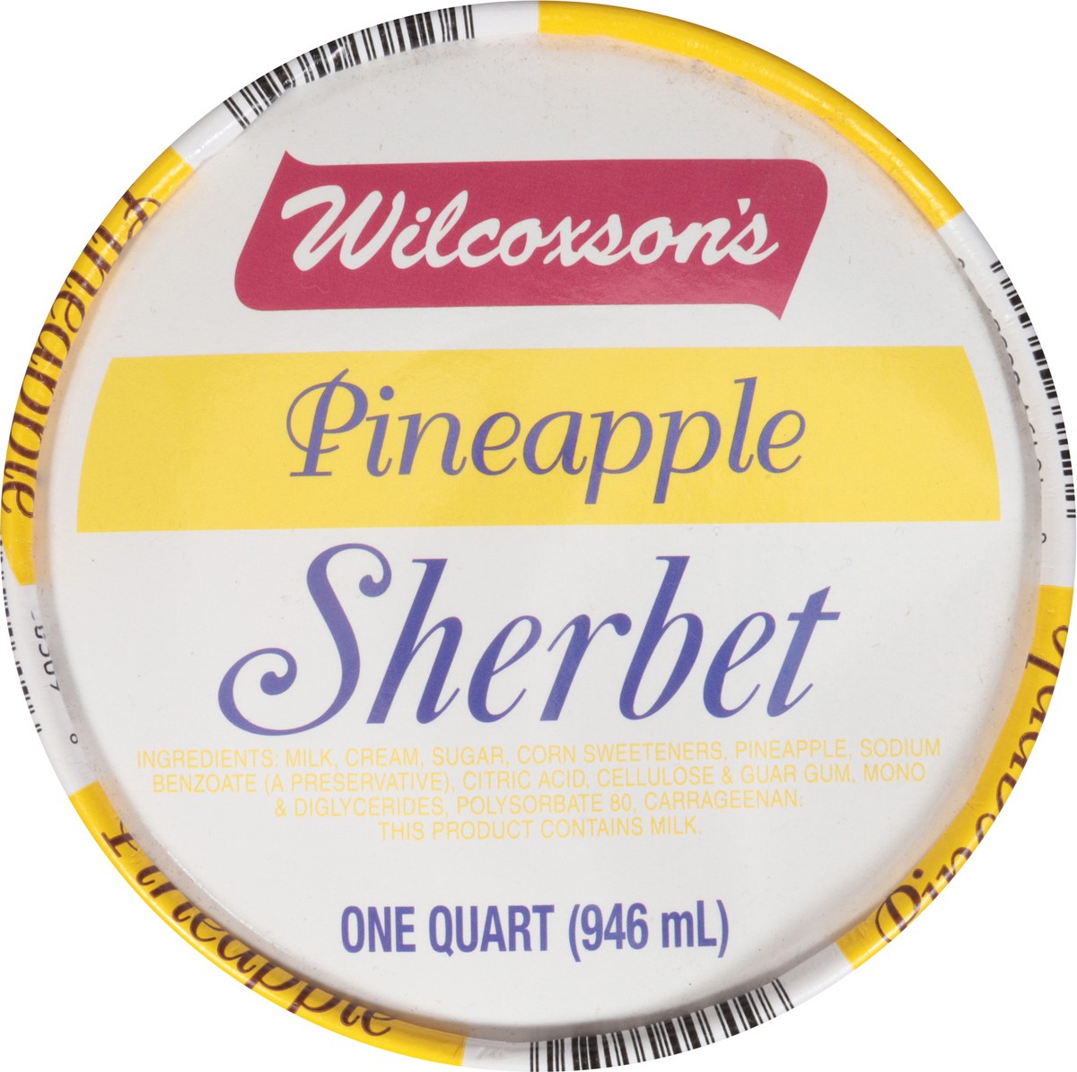 slide 6 of 15, Wilcoxson's Pineapple Sherbet 1 qt, 1 qt