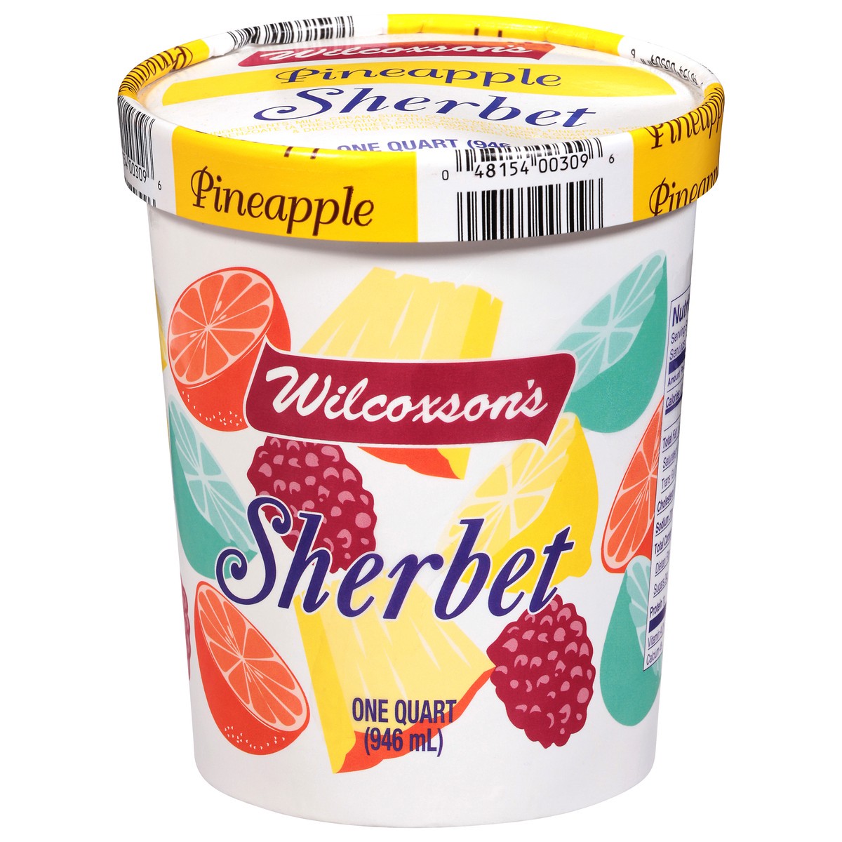 slide 14 of 15, Wilcoxson's Pineapple Sherbet 1 qt, 1 qt
