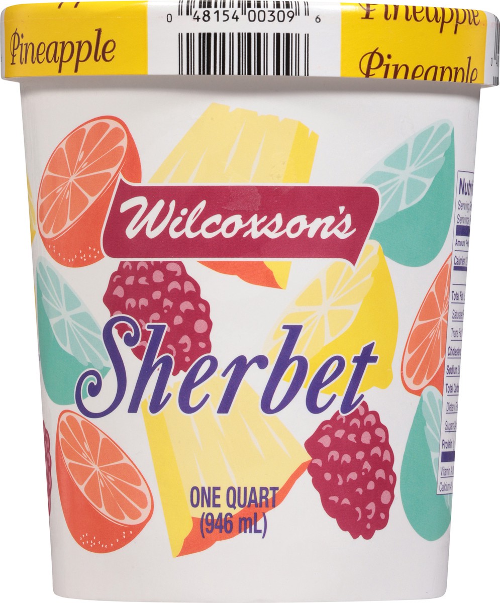 slide 3 of 15, Wilcoxson's Pineapple Sherbet 1 qt, 1 qt