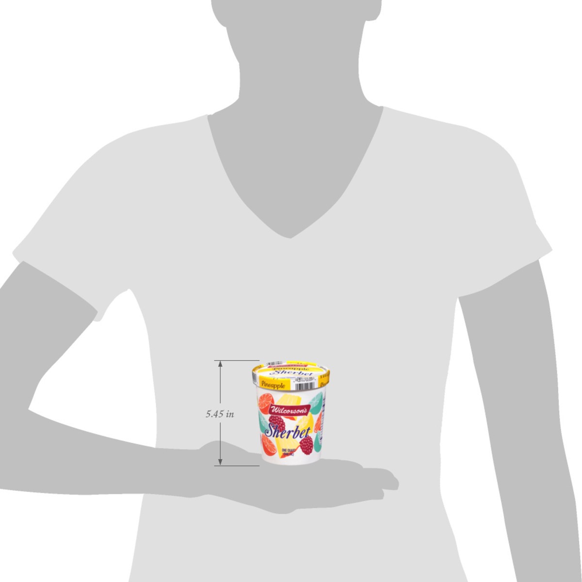 slide 9 of 15, Wilcoxson's Pineapple Sherbet 1 qt, 1 qt