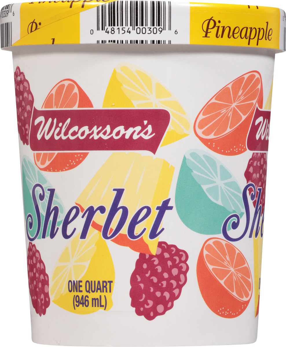 slide 8 of 15, Wilcoxson's Pineapple Sherbet 1 qt, 1 qt