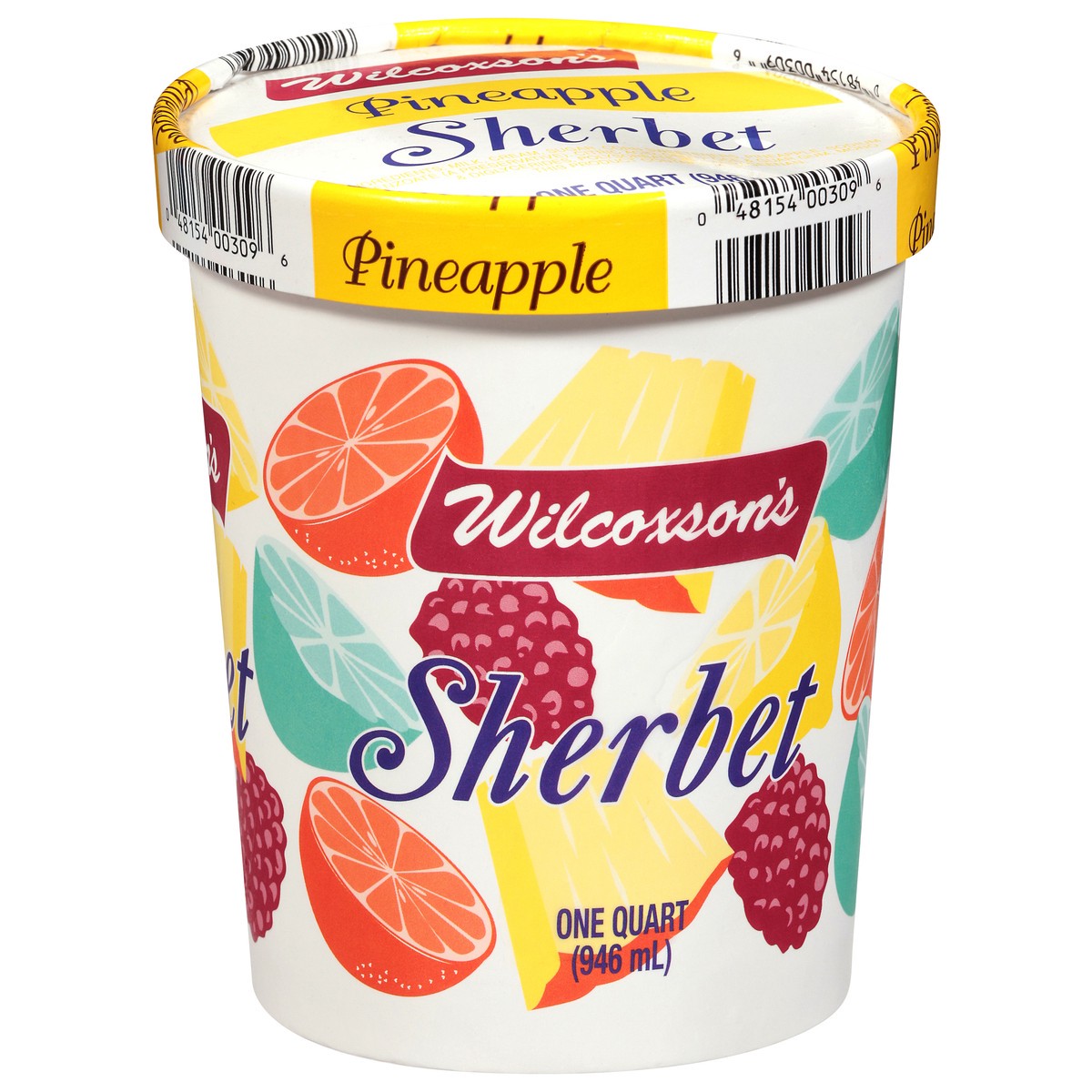 slide 12 of 15, Wilcoxson's Pineapple Sherbet 1 qt, 1 qt