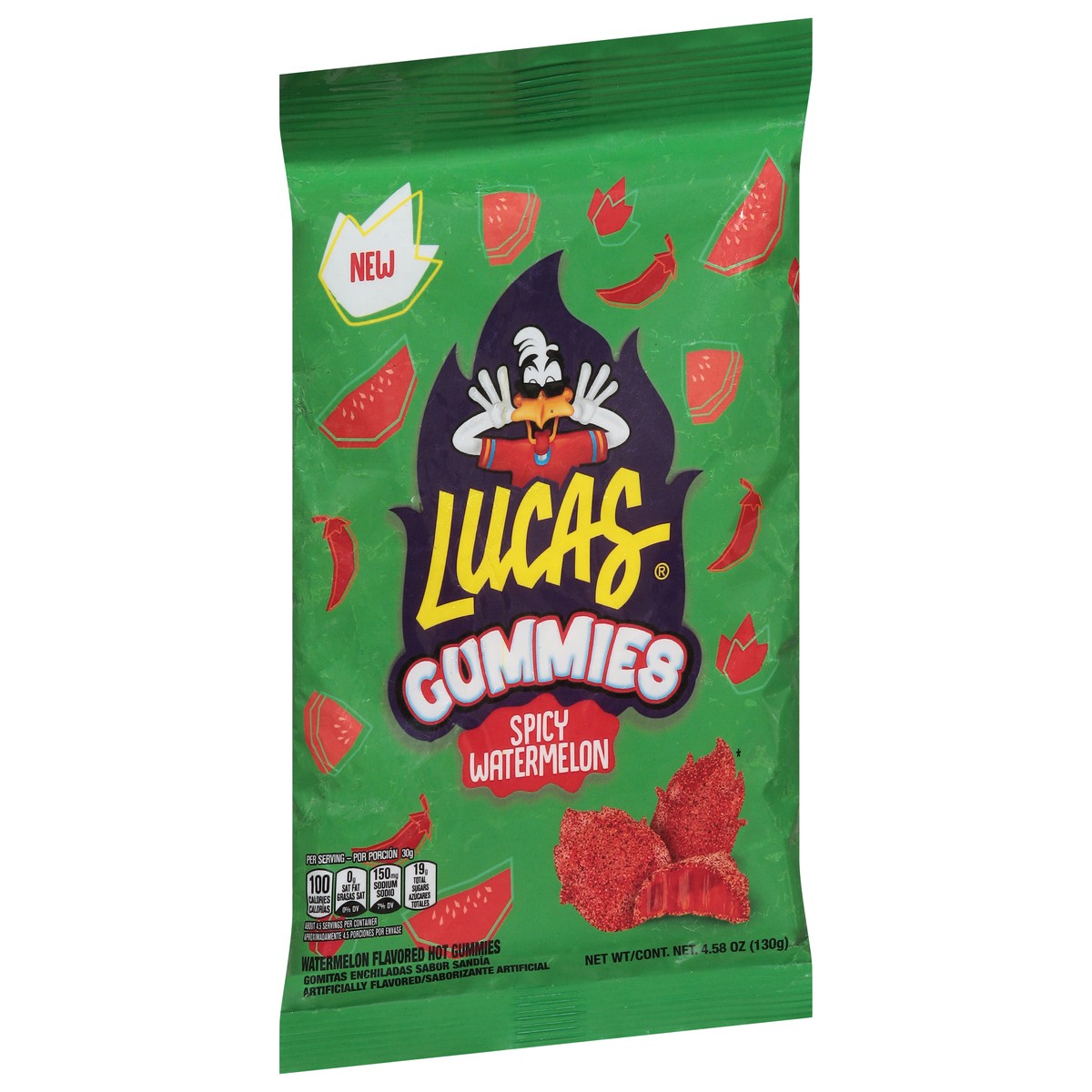 slide 4 of 14, Gummies Watermelon Peg Bag, 4.58 oz