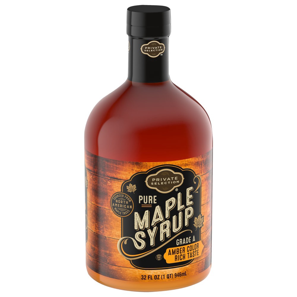 slide 1 of 3, Private Selection Grade A Maple Syrup, 32 fl oz