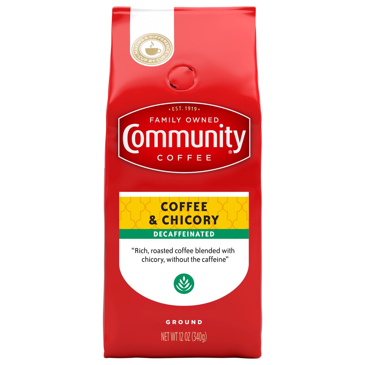 slide 4 of 12, Community Coffee Coffee & Chicory, 12 oz