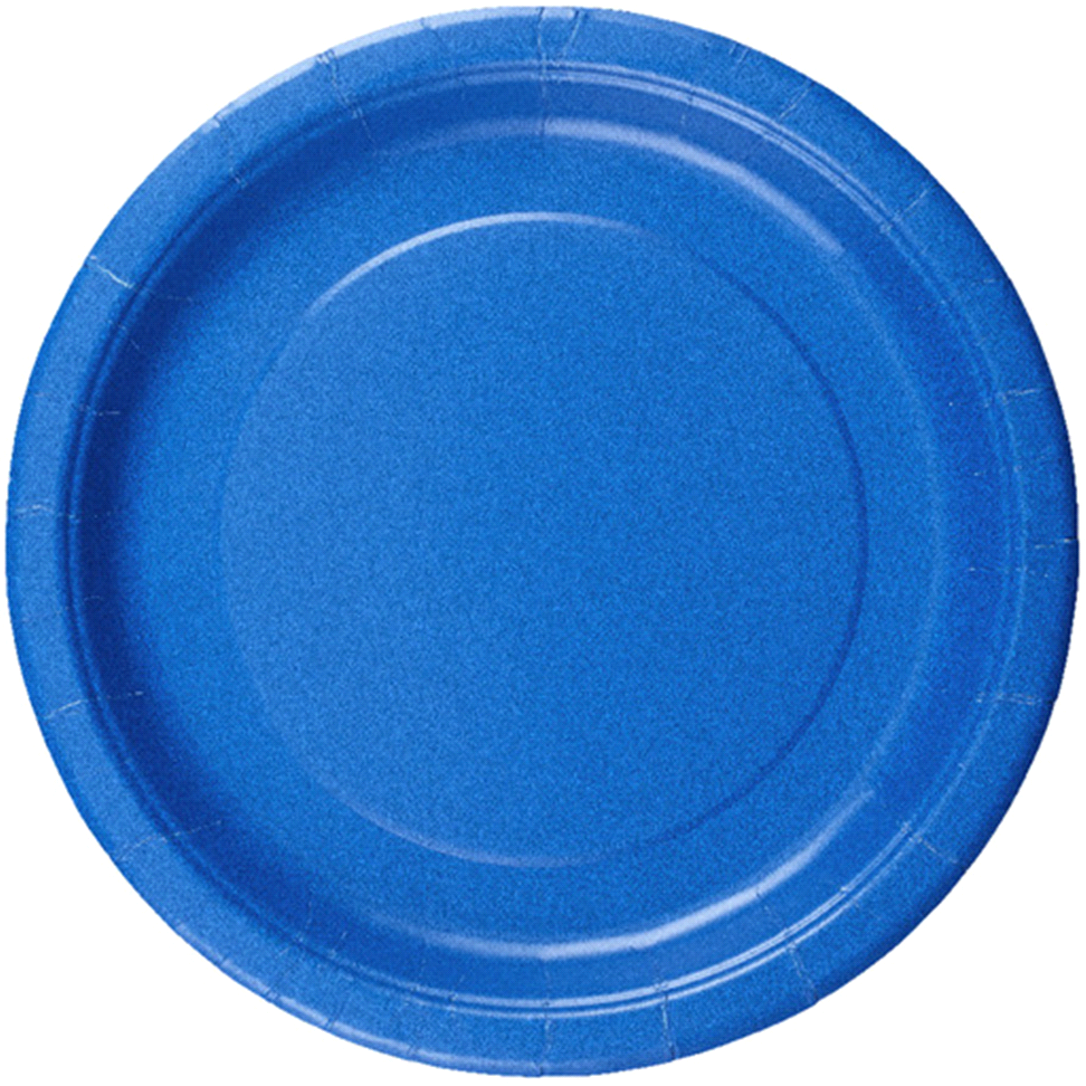 slide 1 of 1, Unique Industries Royal Blue Plates, 50 ct; 9 in