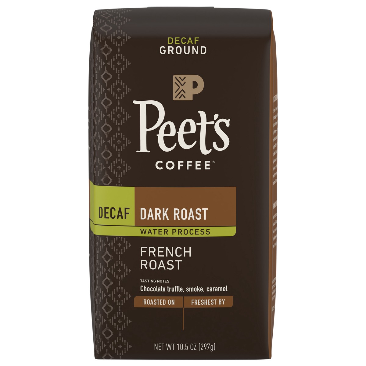 slide 1 of 27, Peet's Coffee Ground Decaf Dark Roast French Roast Coffee - 10.5 oz, 10.5 oz