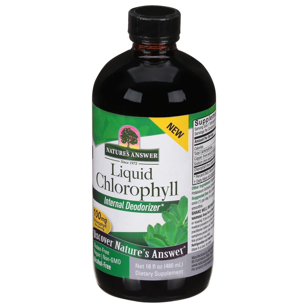 slide 6 of 9, Nature's Answer 100 mg Chlorophyll 16 fl oz, 16 fl oz