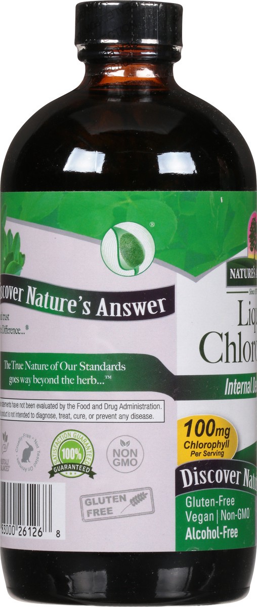 slide 5 of 9, Nature's Answer 100 mg Chlorophyll 16 fl oz, 16 fl oz