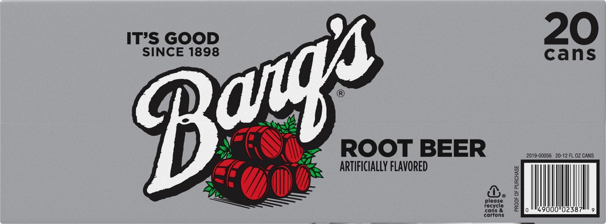 slide 2 of 8, Barq's Root Beer - 20 ct, 20 ct; 12 fl oz