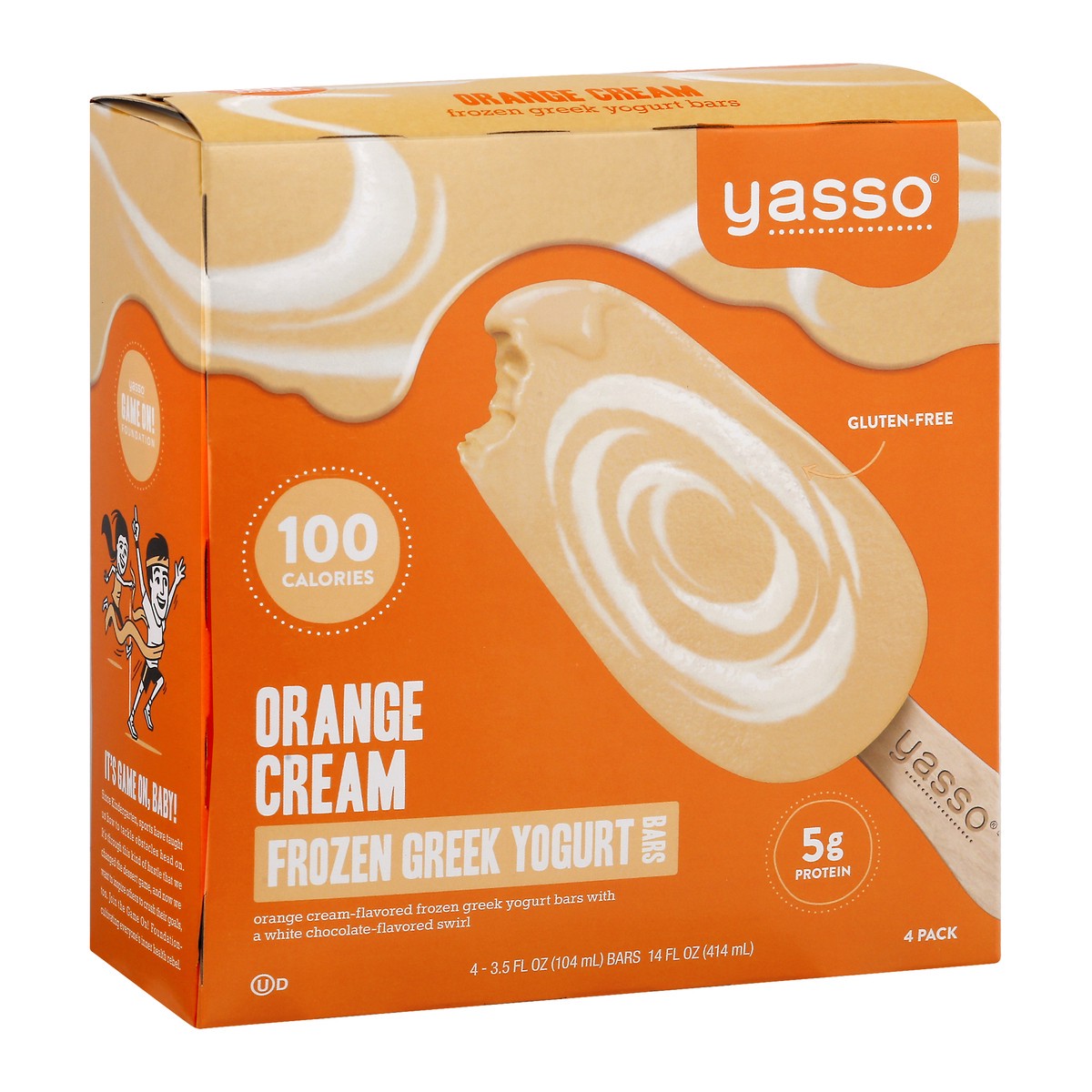 slide 2 of 10, Yasso Orange Cream Frozen Greek Yogurt Bars, 4 ct; 3.5 fl oz