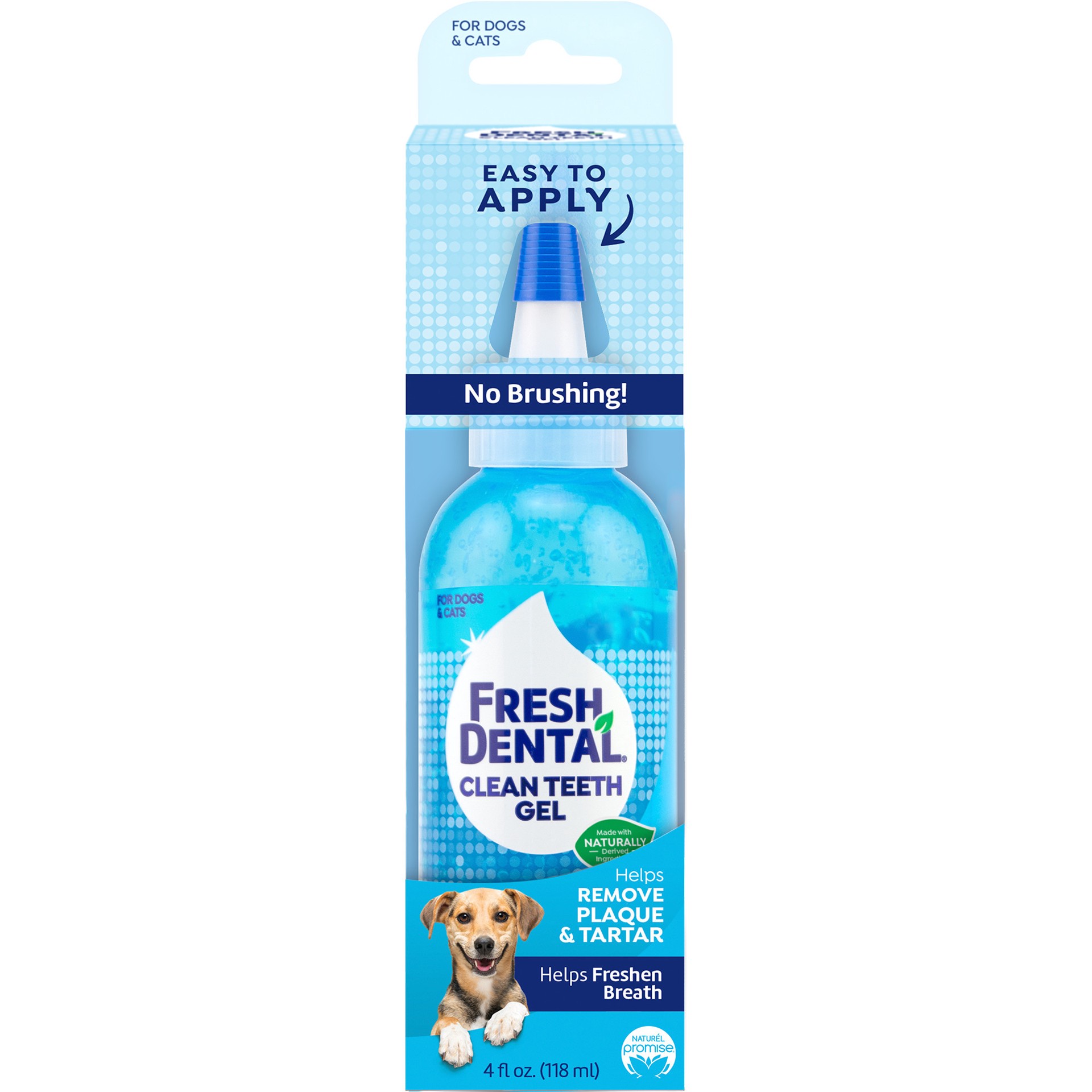 slide 1 of 3, Naturel Promise Naturél Promise Fresh Dental Clean Teeth Gel, 4oz - Helps Remove Plaque & Tartar - Freshens Breath - Pet Oral Care - Made in the USA - Dog Dental Care - Mint Flavor, 4 oz