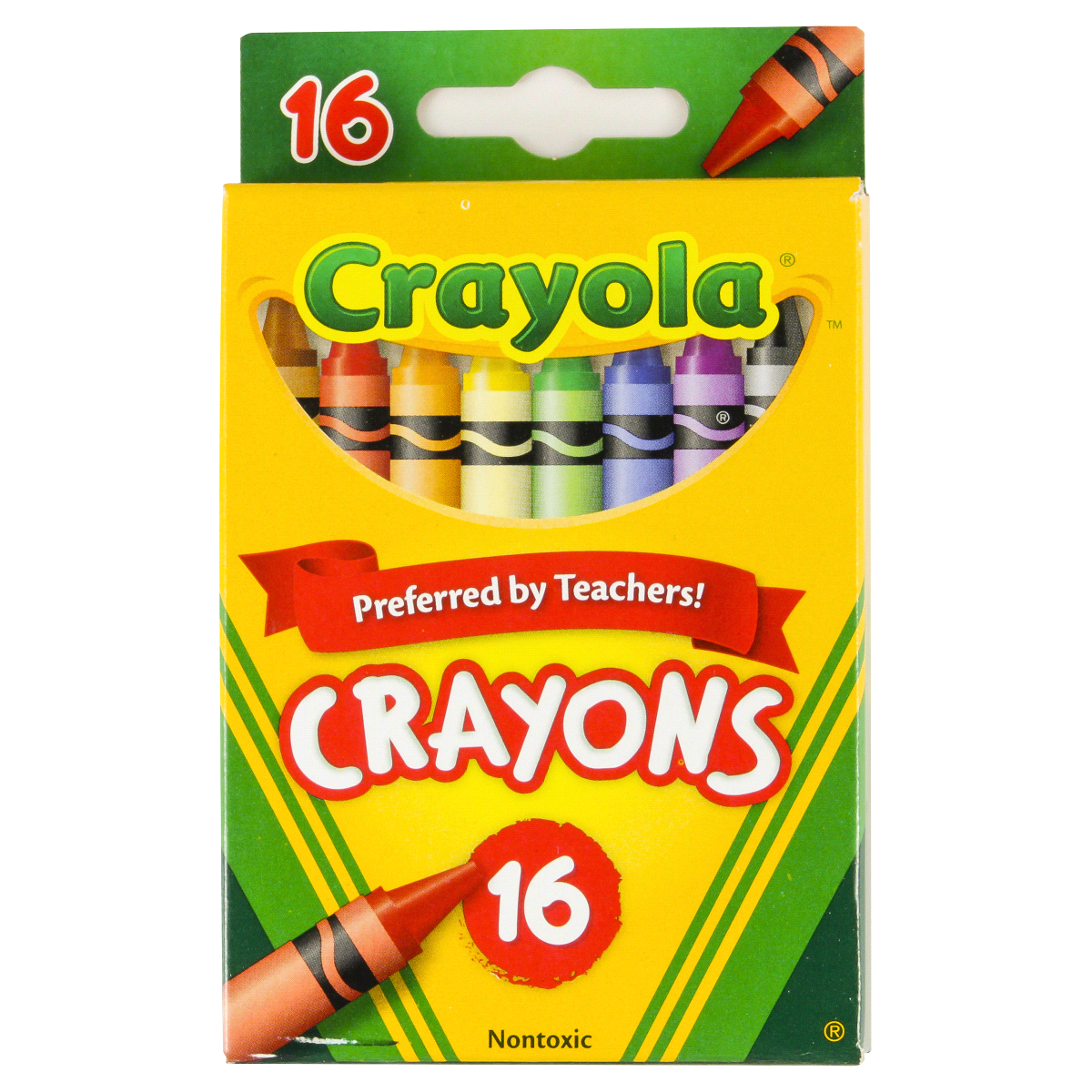 slide 1 of 1, Crayola Crayons, 16 ct