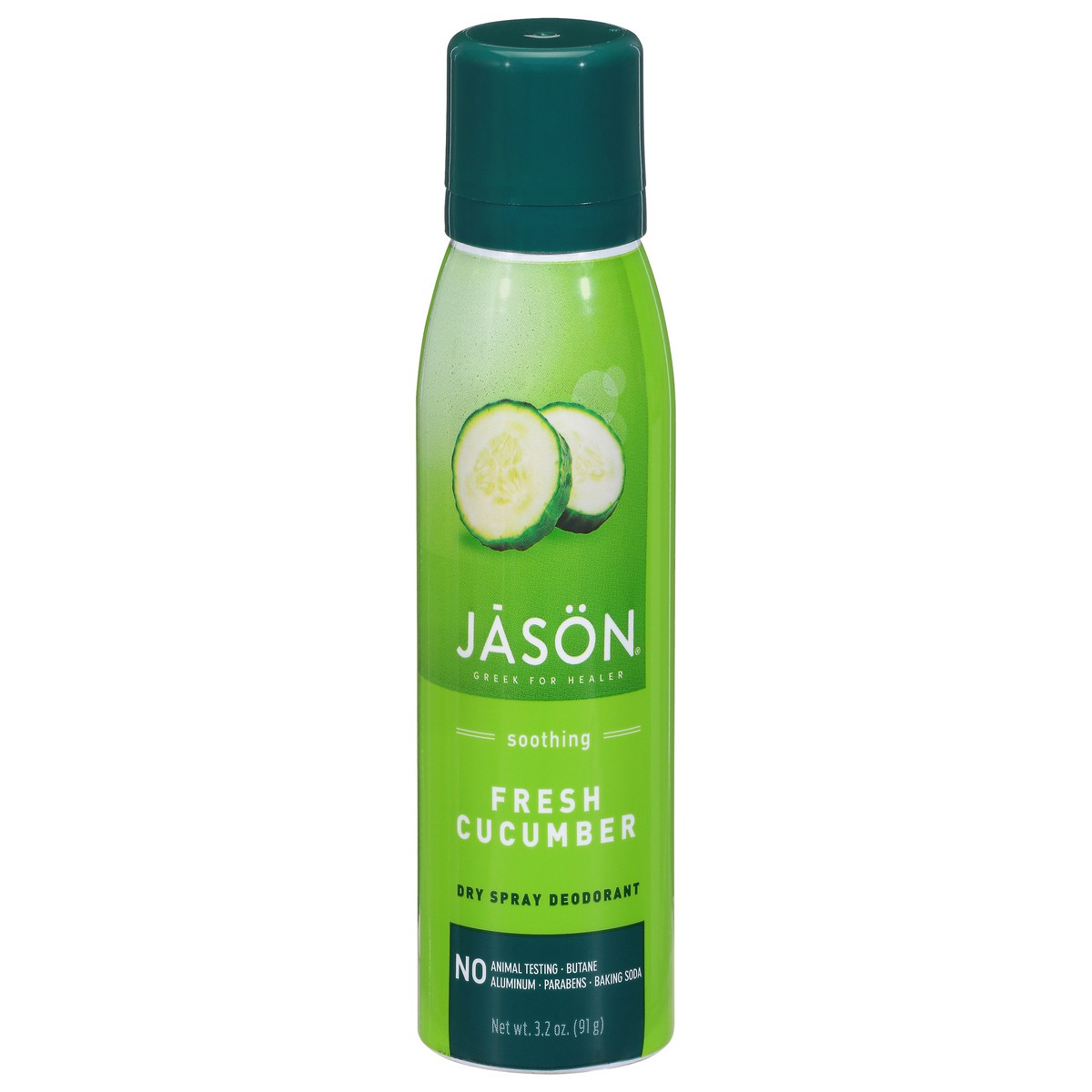 slide 1 of 7, Jason Soothing Dry Spray Fresh Cucumber Deodorant 3.2 oz, 3.2 oz