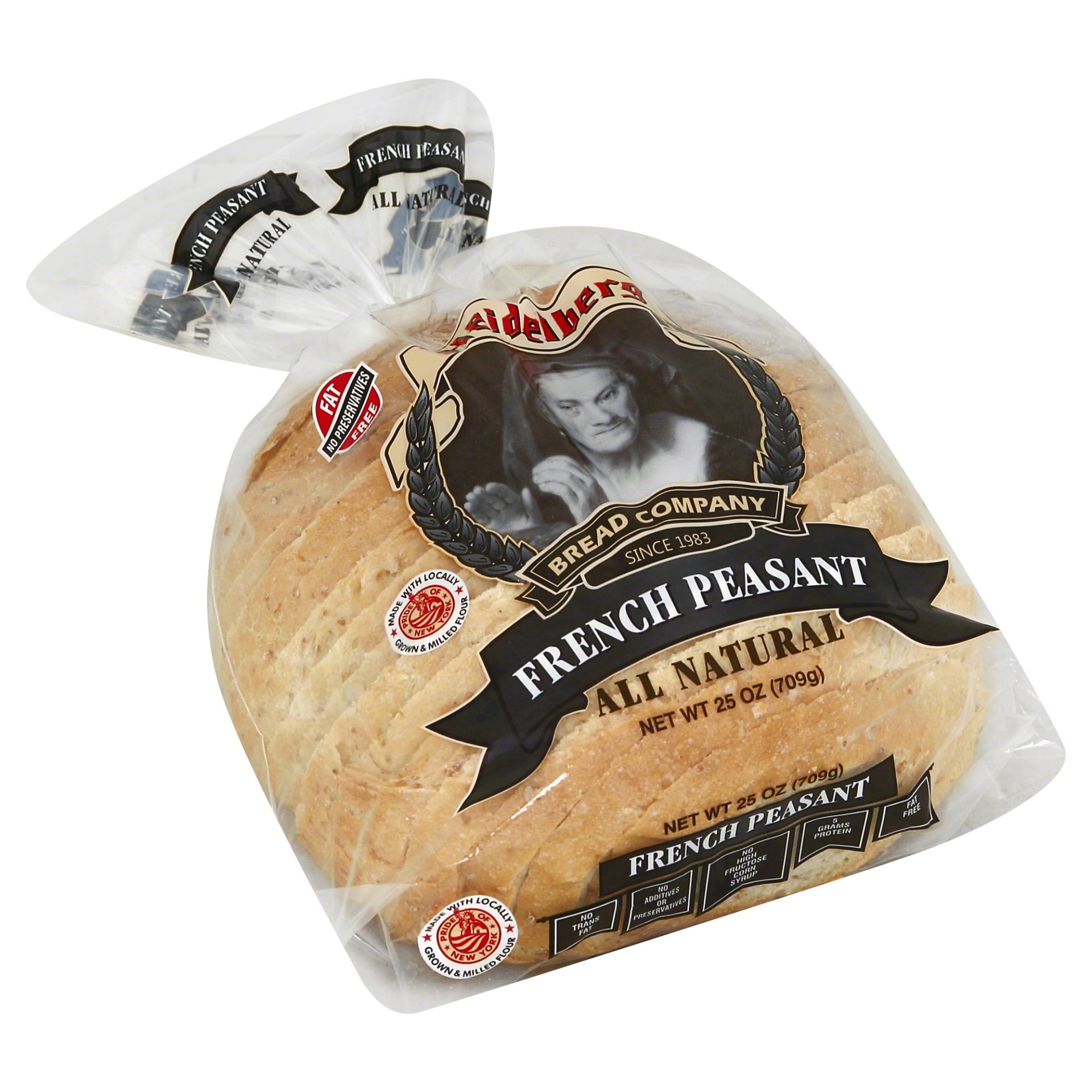 slide 1 of 1, Heidelberg Bread French Peasant, 25 oz