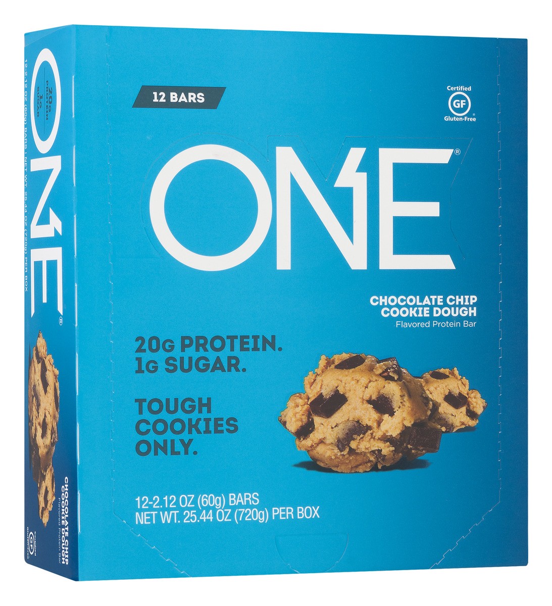 slide 3 of 11, One Chocolate Chip Cookie Dough Flavored Protein Bar 12 - 2.12 oz Bars, 12 ct