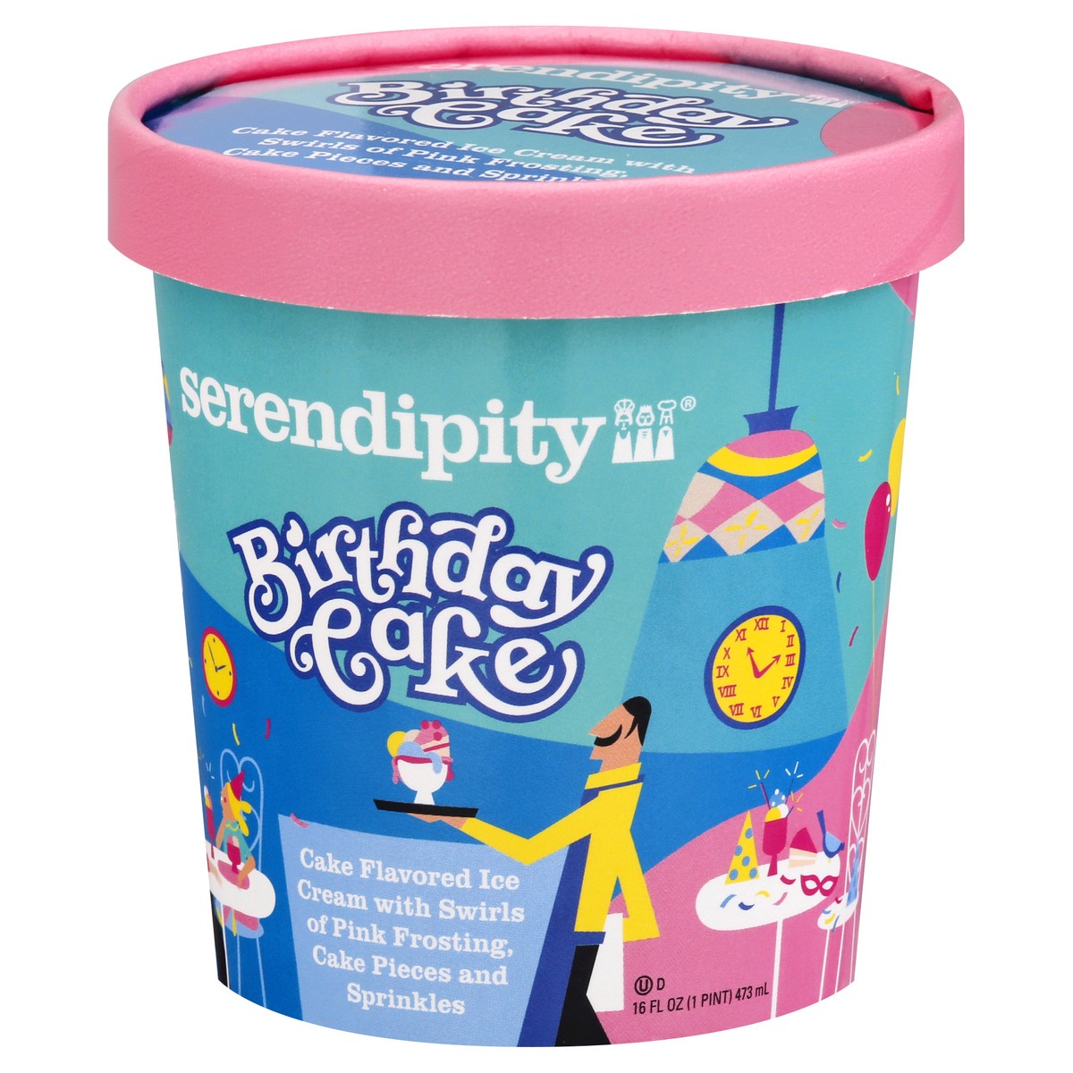 slide 12 of 13, Serendipity Birthday Cake Ice Cream 16 oz, 16 oz