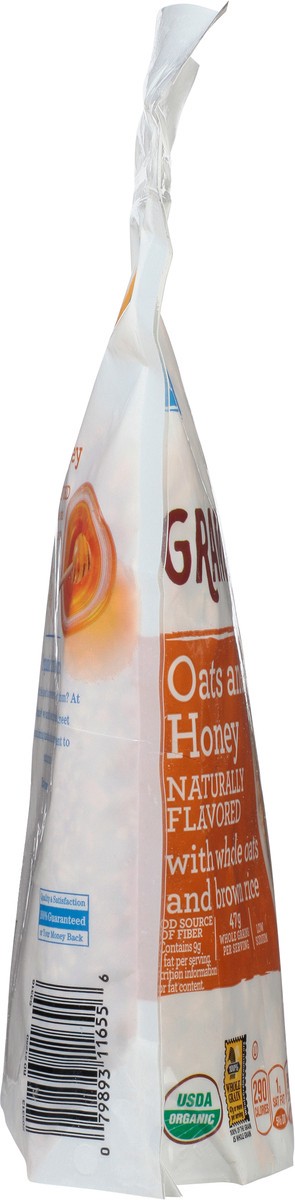 slide 5 of 9, O Organics Organic Granola Oats & Honey Flavored, 13 oz