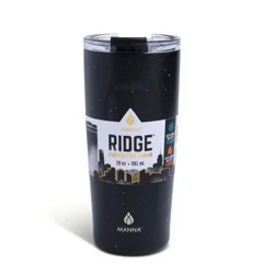 Manna Ridge Stainless Steel Coffee Tumbler - Black