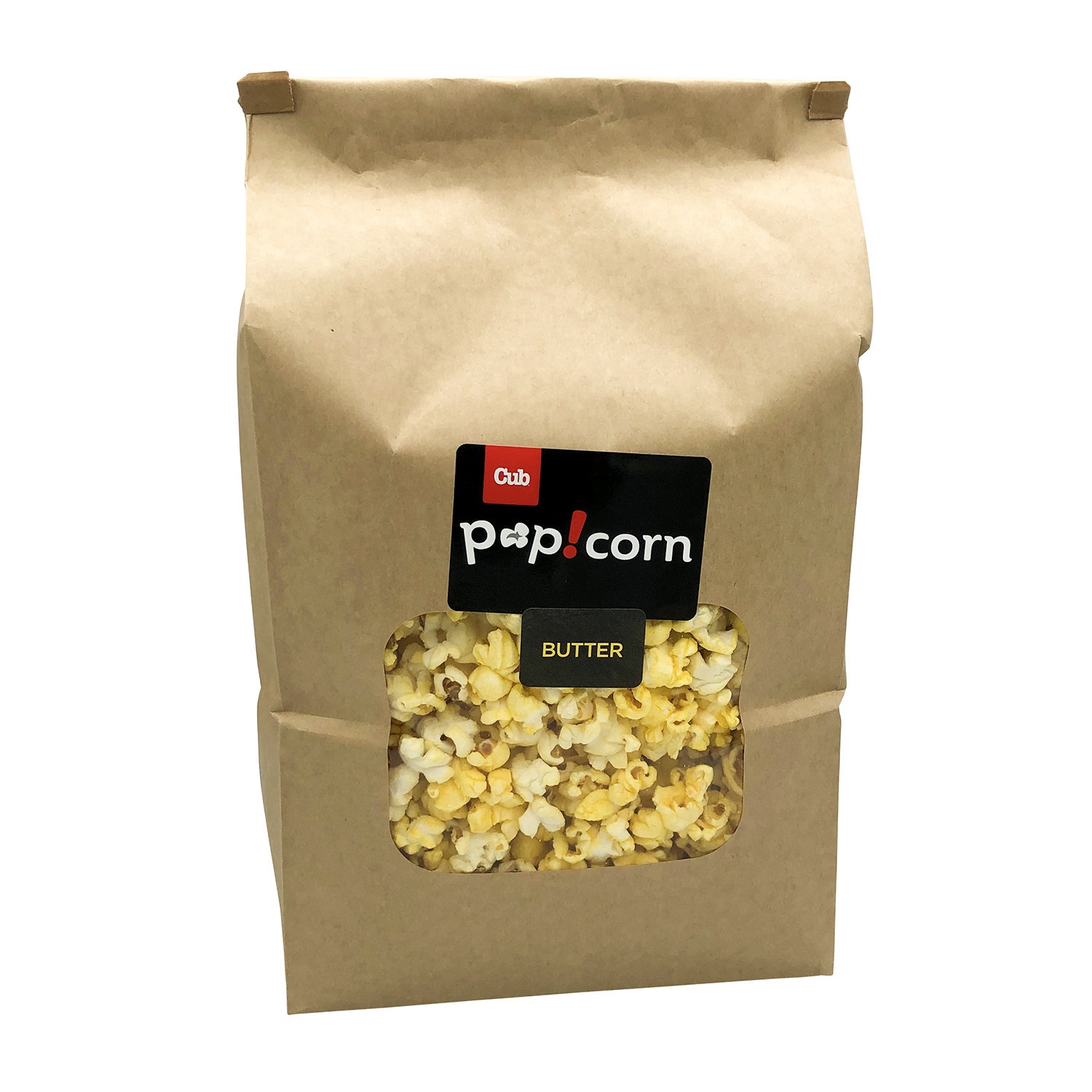 slide 1 of 1, Cub Butter Popcorn Large Window Bag, 7.5 Ounce, 7.5 oz
