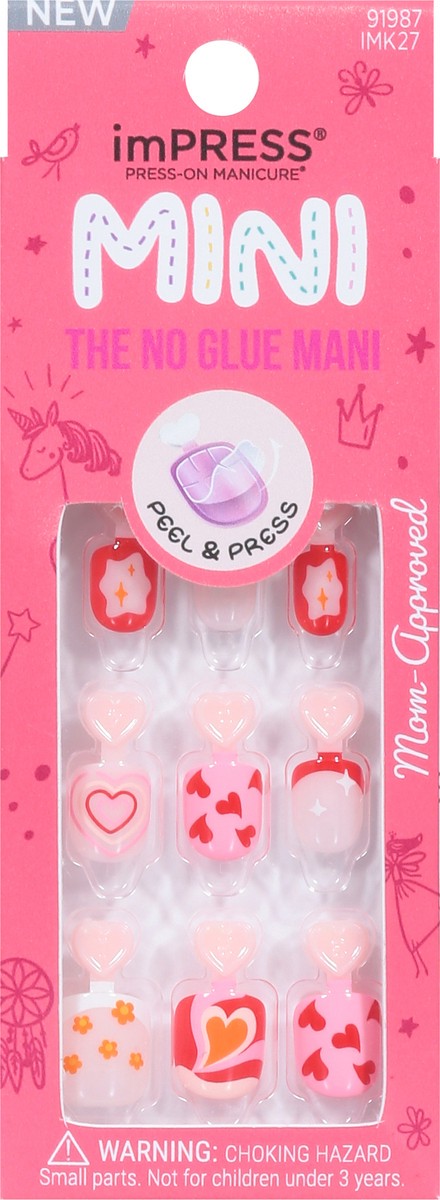 slide 10 of 13, imPRESS Mini Press-On Manicure 1 ea, 1 ct