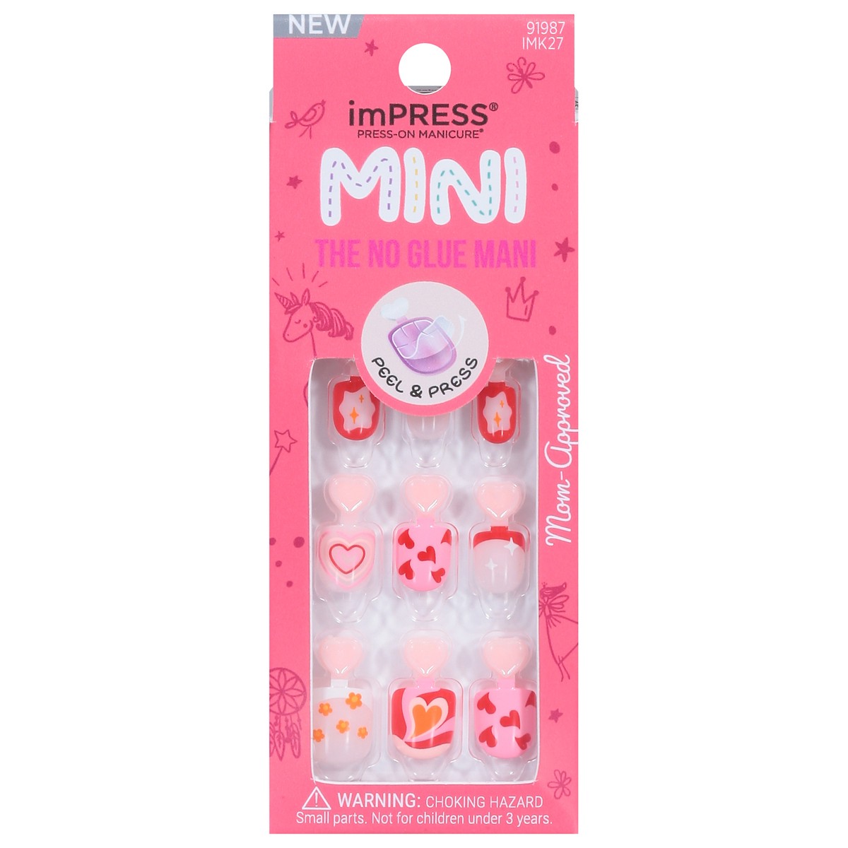 slide 13 of 13, imPRESS Mini Press-On Manicure 1 ea, 1 ct