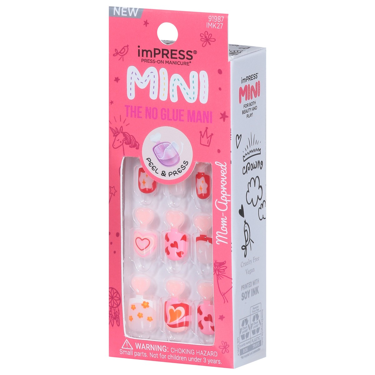 slide 4 of 13, imPRESS Mini Press-On Manicure 1 ea, 1 ct