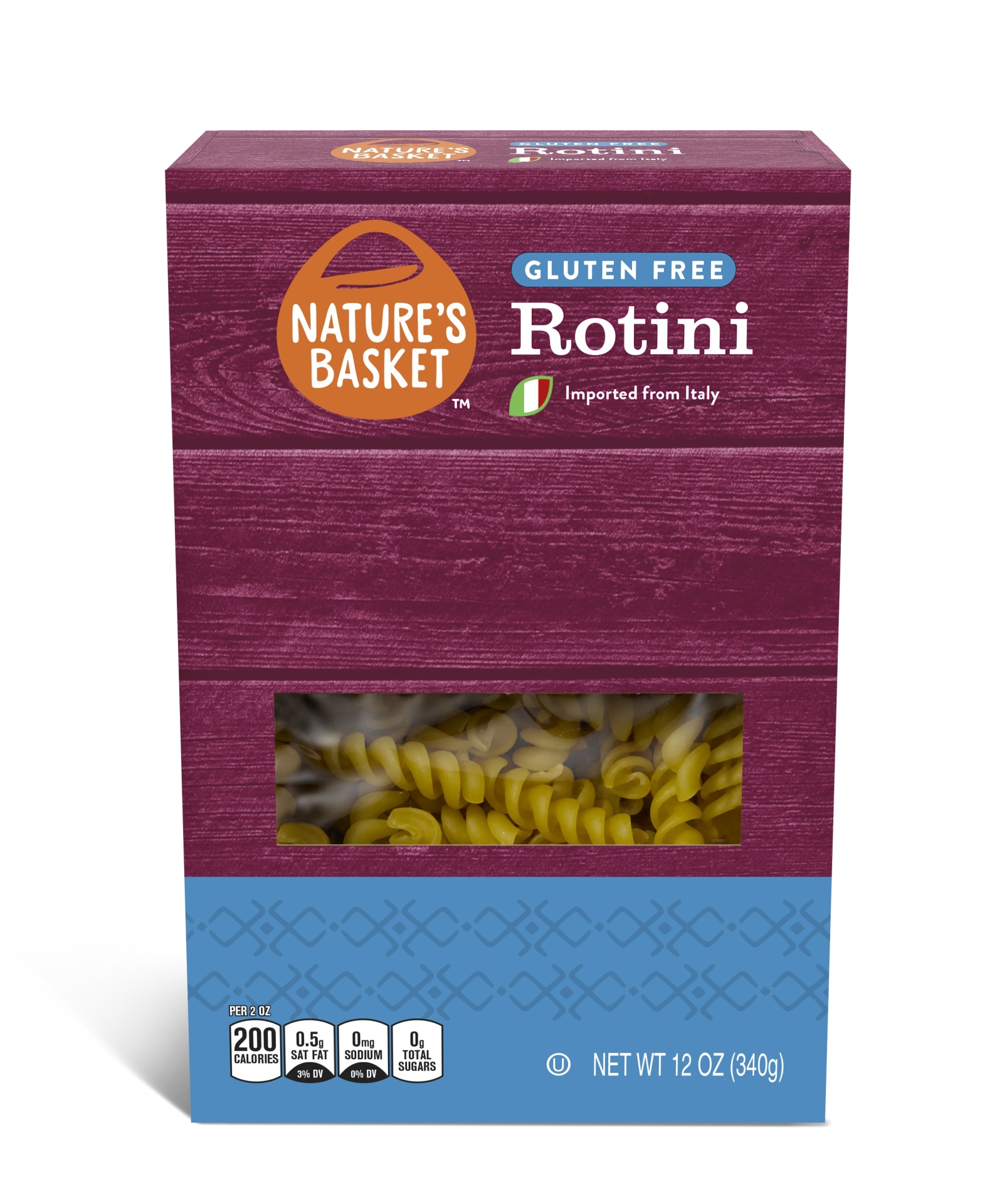 slide 1 of 1, Nature's Basket Rotini, Gluten Free, 12 oz