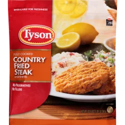 Tyson Fully Cooked Country Fried Steak Patties