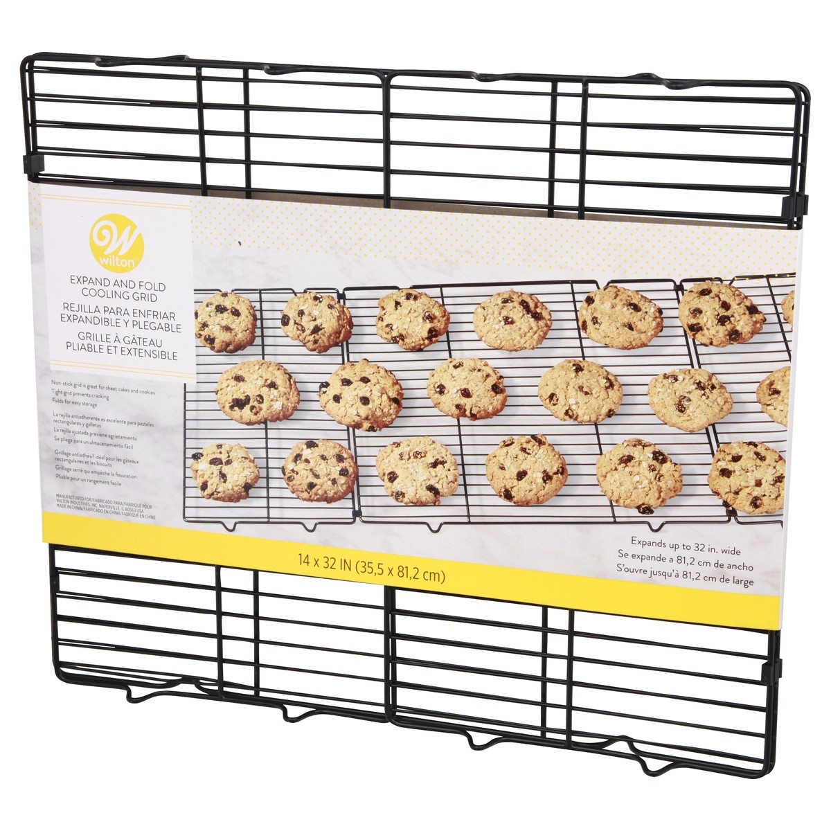 slide 6 of 9, Wilton Expand and Fold Cooling Grid 1 ea, 14 in x 32 in