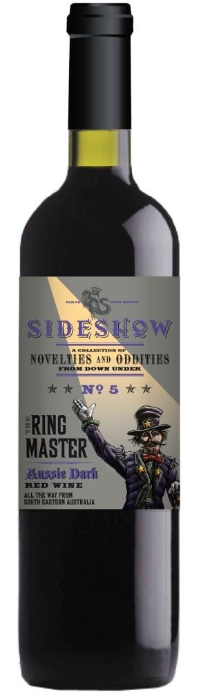 slide 2 of 2, Sideshow The Ring Master Aussie Dark Red Wine, 750 ml