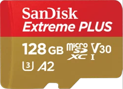 SanDisk Extreme PLUS microSDXC UHS-I Card with Adapter