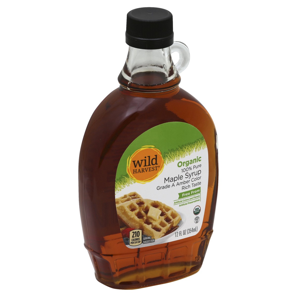 slide 7 of 8, Wild Harvest Organic Maple Syrup 100%, 12 fl oz